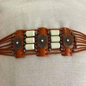 one of a kind woman’s leather belt